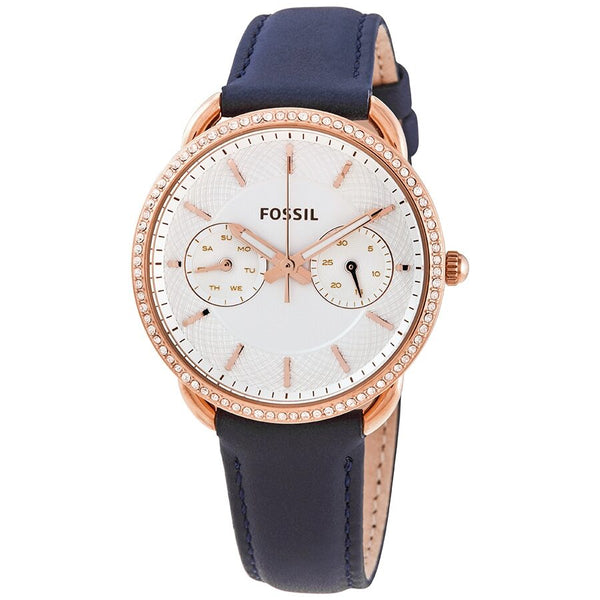 Fossil Tailor Quartz Silver Dial Ladies Watch ES4394 - BigDaddy Watches