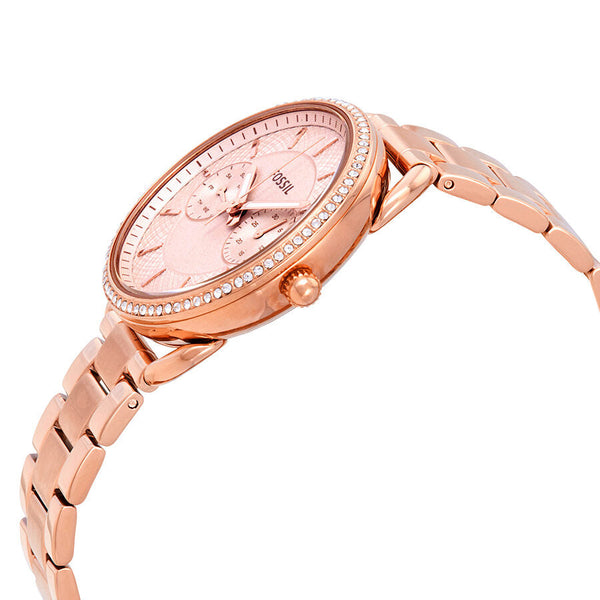 Fossil Tailor Multifunction Rose Dial Ladies Watch ES4264 - BigDaddy Watches #2