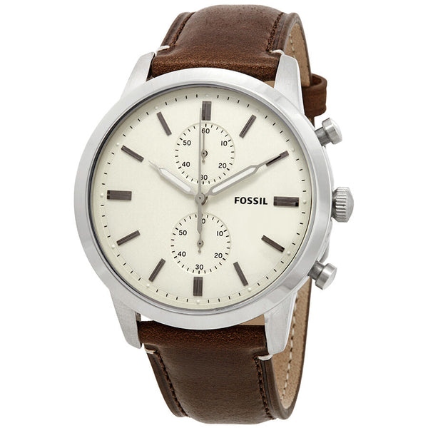Fossil Townsman Chronograph Cream Dial Men's Watch FS5350 - BigDaddy Watches