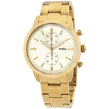 Fossil Townsman Chronograph Cream Dial Men's Watch FS5348 - BigDaddy Watches