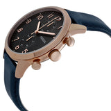Fossil Townsman Chronograph Navy Dial Navy Leather Men's Watch FS4933 - BigDaddy Watches #2