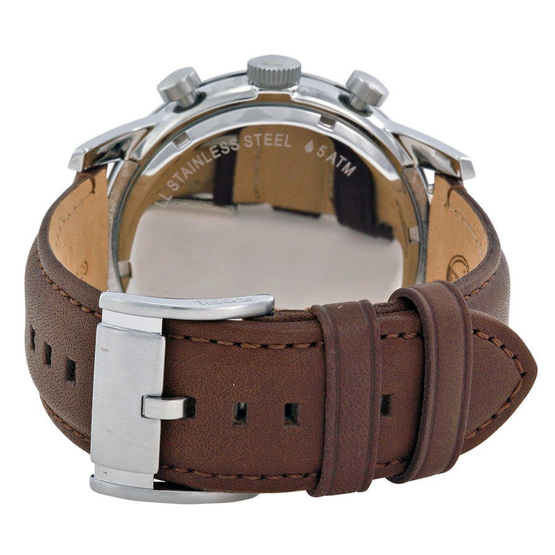 Fossil Flynn Chronograph Dial Brown Leather Watch BQ2125