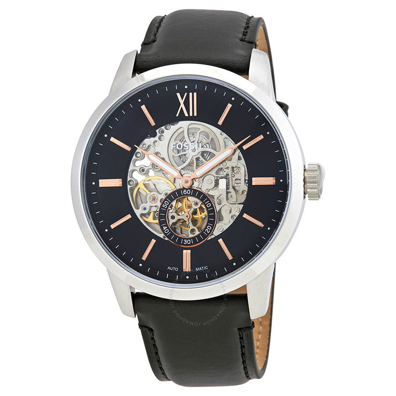 Fossil Townsman Skeleton Automatic Dial Men's Watch ME3153