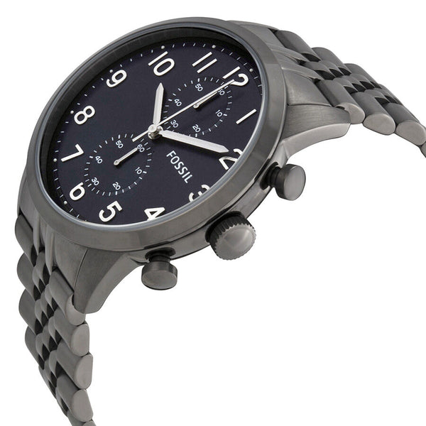 Fossil Townsman Smoke Chronograph Black Dial Smoke Ion-plated Men's Watch FS4894 - BigDaddy Watches #2