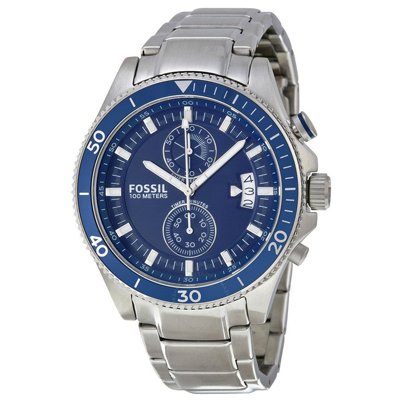 Fossil Wakefield Chronograph Blue Dial Men's Watch CH2937