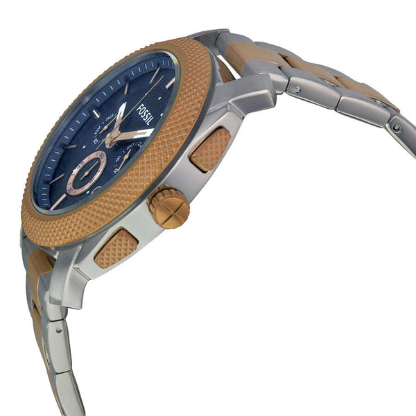 Fosssil Machine Chronograph Blue Dial Two-tone Men's Watch FS5037 - BigDaddy Watches #2