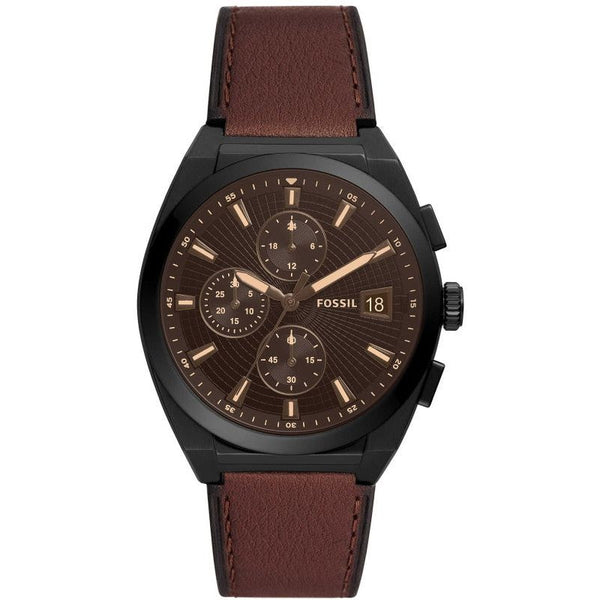 Fossil Everett Chronograph Quartz Black Dial Men's Watch FS5798