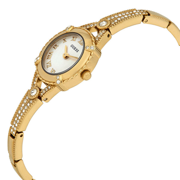 Guess Angelic Champagne Dial Gold Tone Ladies Watch W0135L2