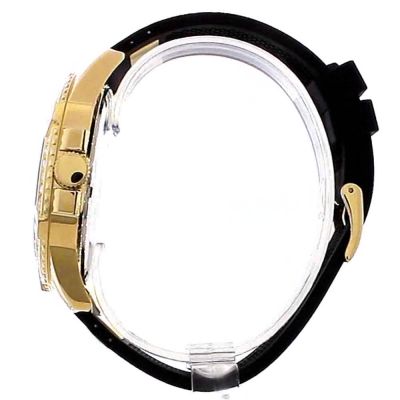 Guess Crystal-Covered Dial Silicone Strap Men’s Watch W1132G1 - Watch