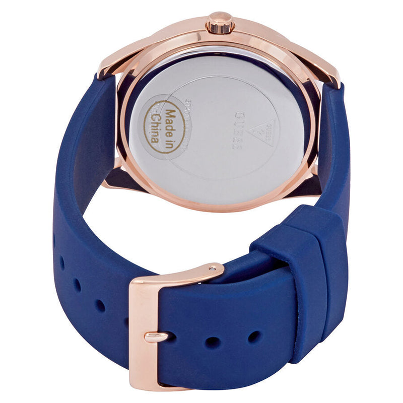 Guess G-Twist Silver Dial Blue Silicone Ladies Watch W0911L6 - BigDaddy Watches #3