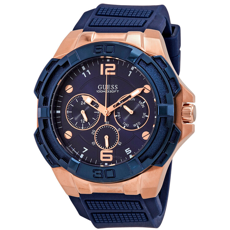 Guess Genesis Quartz Blue Dial Men’s Watch W1254G3 - Watch