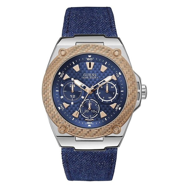 Guess Legency Quartz Blue Dial Men's Watch W1058G1 - BigDaddy Watches