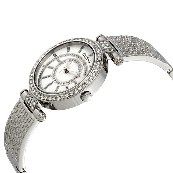 Guess Muse Crystal Silver Dial Ladies Watch W1008L1 - BigDaddy Watches #2