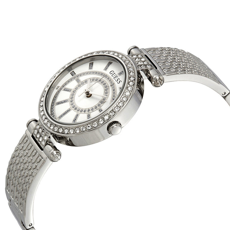 Guess Muse Crystal Silver Dial Ladies Watch W1008L1 - BigDaddy Watches #2