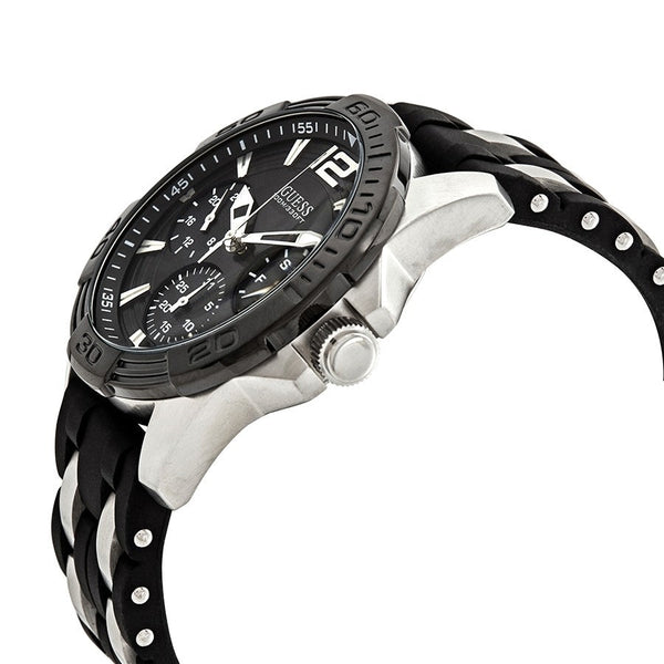 Guess Oasis Multi-Function Black Dial Men's Watch W0366G1