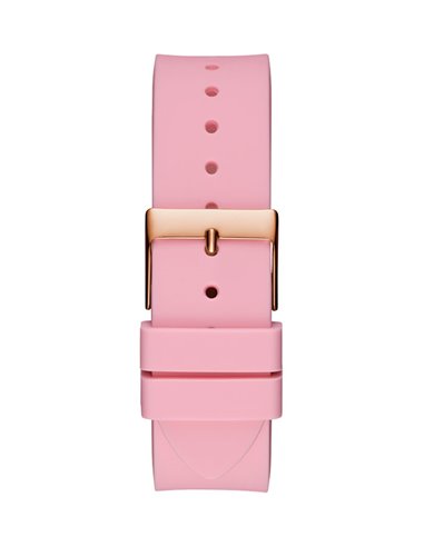 Guess Sparkling Pink Silicone Strap Women's Watch W0032L9 - Big Daddy Watches #3