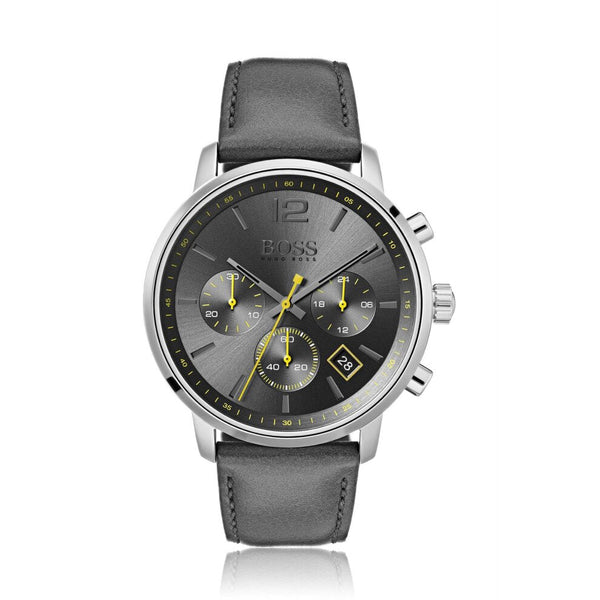 Hugo Boss Attitude Grey Dial Men's Watch  1513658 - Big Daddy Watches