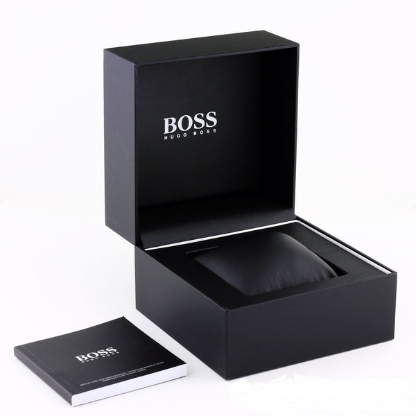 Hugo Boss Admiral watch with black presentation box and booklet