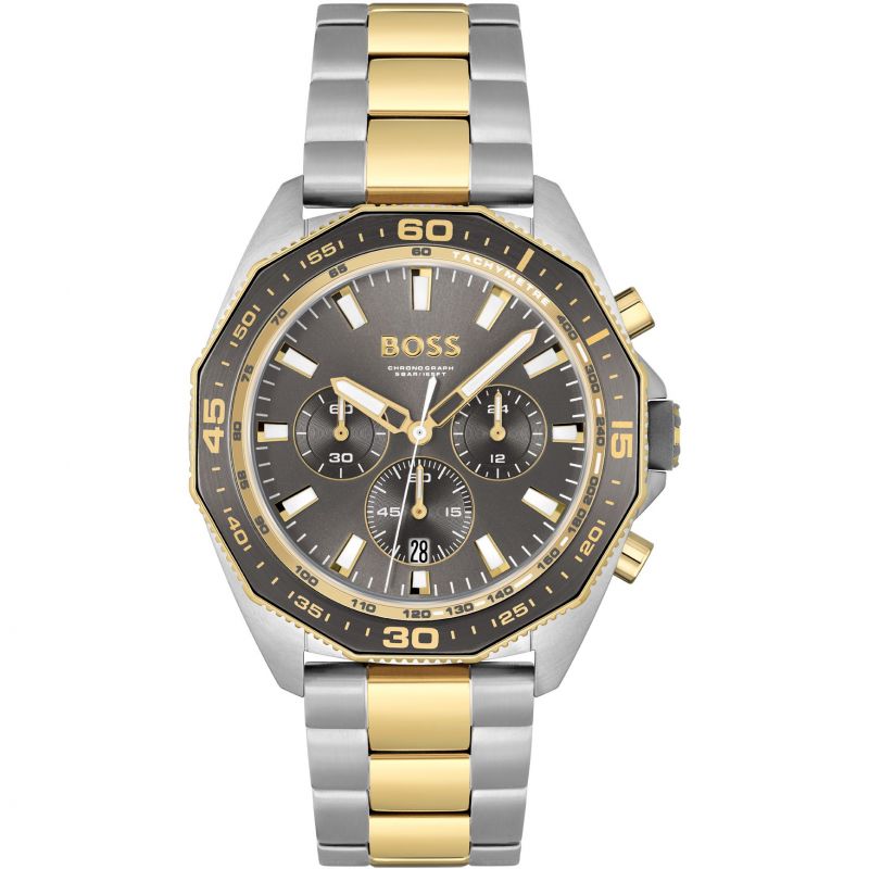 Hugo Boss Chronograph Energy Two-Tone Men's Watch  1513974 - The Watches Men & CO