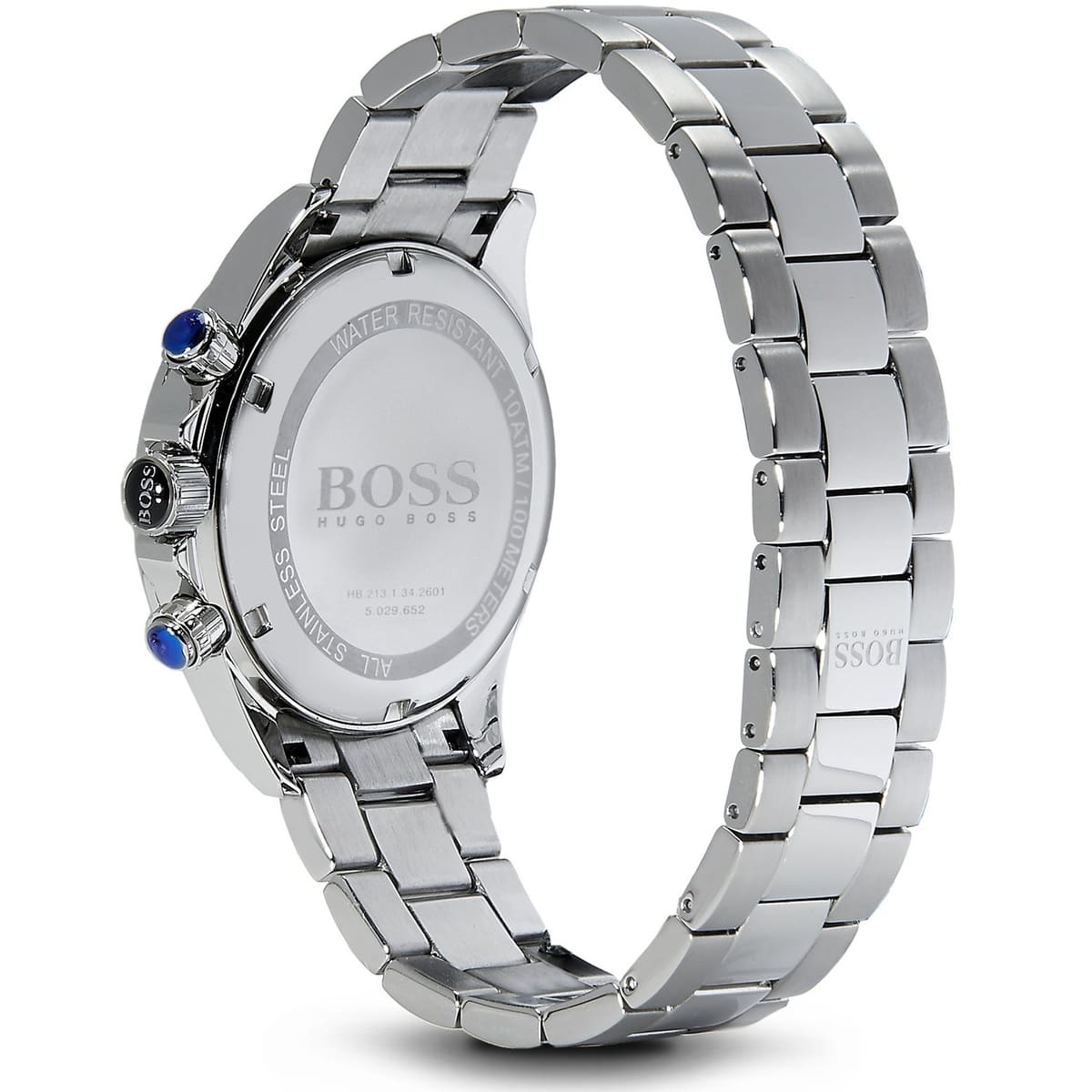 Hugo Boss Ikon Chronograph Blue Dial Silver Steel Strap Men's Watch - 1512963 1512963 - Image 2