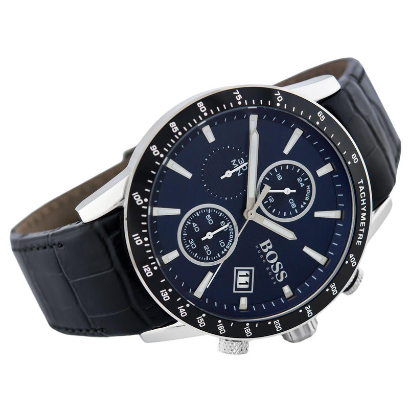 Hugo Boss Rafale Chronograph Blue Dial Men's Watch 1513391 Water resistance: 50 meters / 165 feet Movement: Quartz   