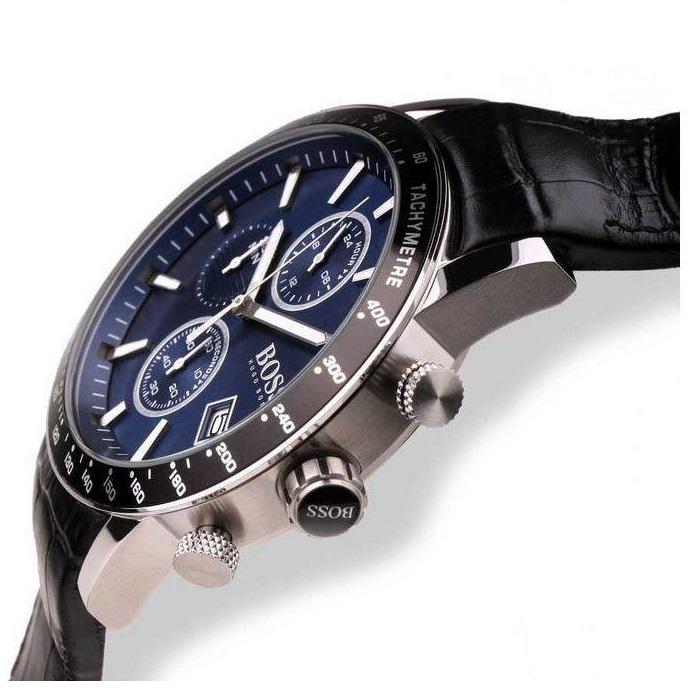 Hugo Boss Rafale Chronograph Blue Dial Men's Watch 1513391 Water resistance: 50 meters / 165 feet Movement: Quartz   