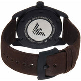 Emporio Armani Beige Dial Brown Leather Strap Men's Watch AR6081 - Big Daddy Watches #3