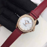 Coach Mother of Pearl Dial Red Leather Strap Ladies Watch 14502315