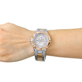 Guess Vista Crystal Paved Two-Tone Men's Watch W0024L1