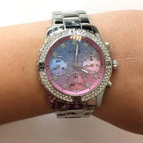 Guess Confetti Silver-Tone Ladies Watch W0774L1