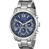 Guess Multi-Function Blue Dial Silver-tone Men's Watch W0330L9