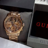 Guess Sunrise Multi-Function Rose Gold Ladies Watch W0330L16