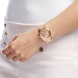 Guess Mini Sunrise Multi-Function Rose Dial Ladies Watch W0448L3