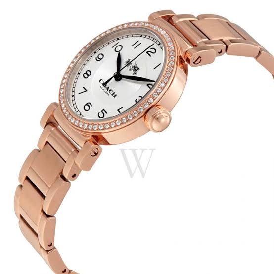 Coach Madison Silver Dial Rose Gold-Tone Ladies Watch 14502398
