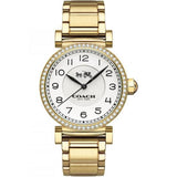 Coach Madison White Dial Gold-Tone Ladies Watch 14502397