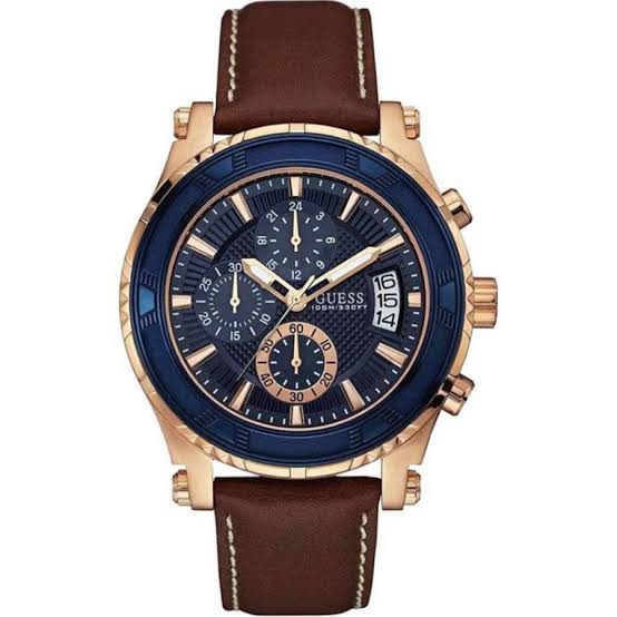 Guess Pinnacle Chronograph Blue Dial Men's Watch U0673G3