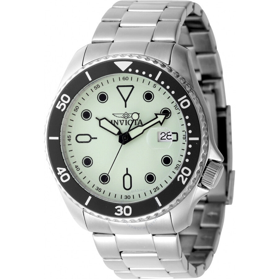 Invicta Pro Diver Date Luminous Green Dial 46mm Men's Watch 47305