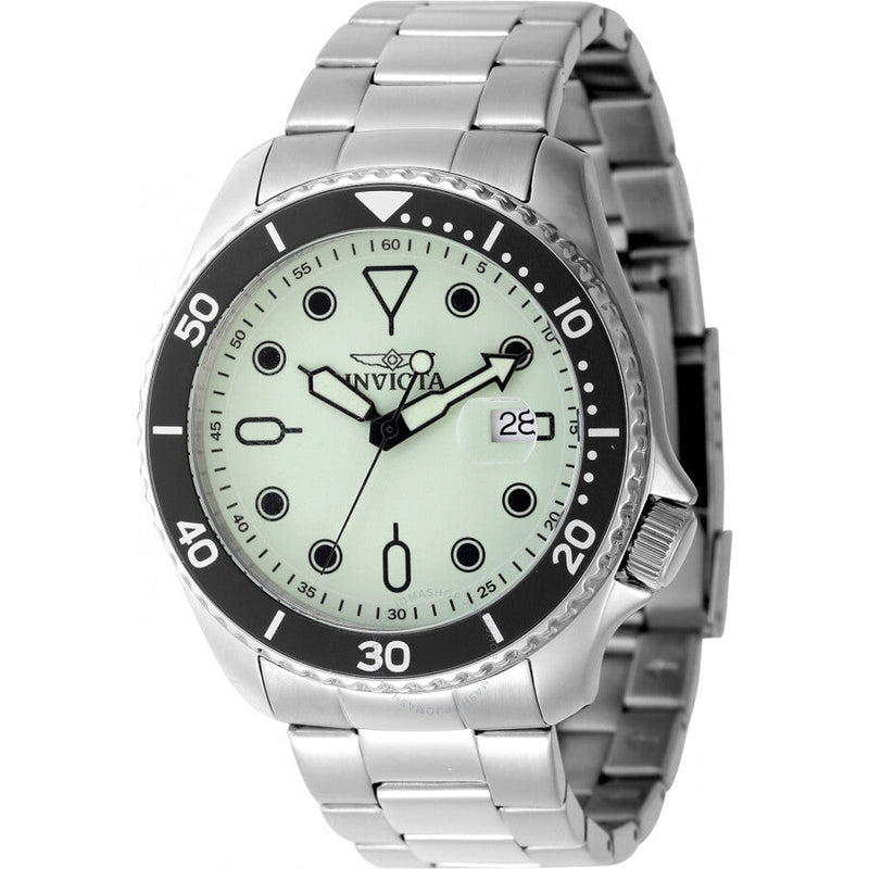 Invicta Pro Diver Date Luminous Green Dial Men's Watch 47305 - Big Daddy Watches