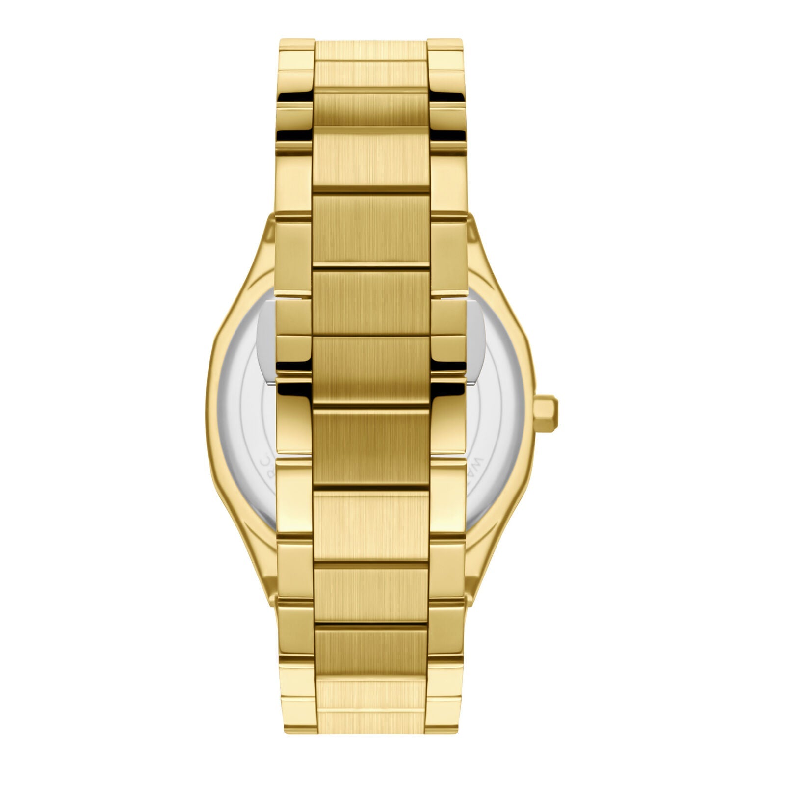 Lee Cooper Classic watch side view displaying gold link bracelet