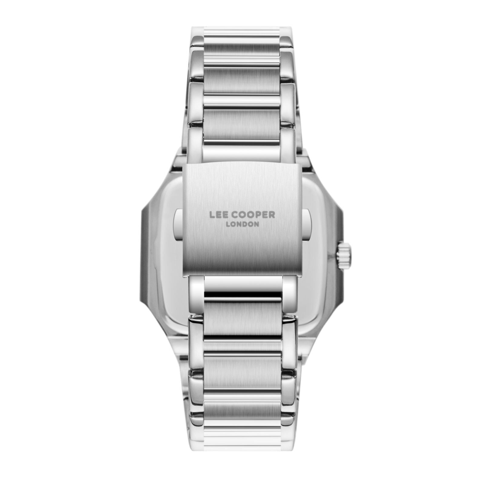 Lee Cooper Maxime Square Case Green Dial Silver Watch - LC08269.370