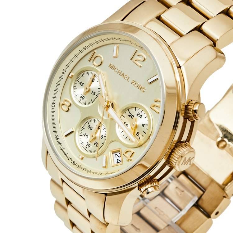 Michael Kors Midsized Chronograph Dial Gold-tone MK5055