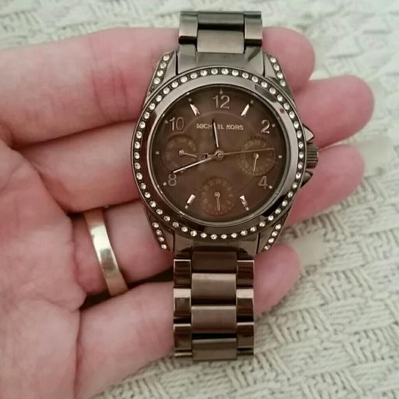 Michael Kors Blair Chronograph Expresso Dial Ladies Watch MK5614