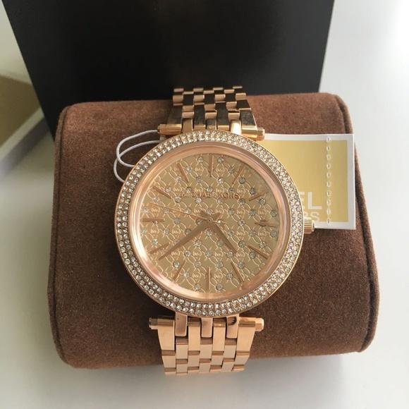 Michael Kors Darci Rose Gold-tone Stainless Steel Ladies Watch MK3399