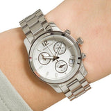 Michael Kors Runway Chronograph Silver Dial Ladies Watch MK5428