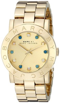 Marc By Marc Jacobs Amy Dexter Gold dial Gold-tone Ladies Watch - MBM3215