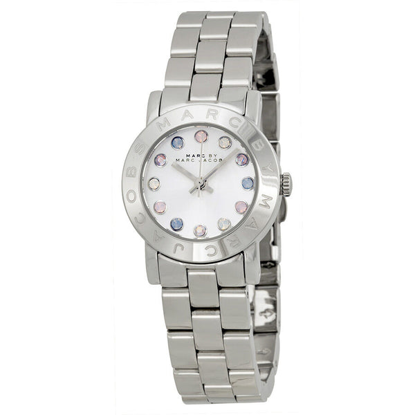 Marc by Marc Jacobs Amy Dexter White Dial Stainless Steel Ladies Watch MBM3217 - BigDaddy Watches