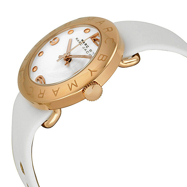 Marc by Marc Jacobs Amy White Dial White Leather Ladies Watch MBM1180 - BigDaddy Watches #2
