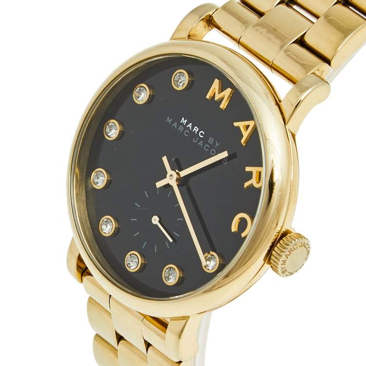 Marc by Marc Jacobs Baker Dexter Black Dial Watch Mbm3421