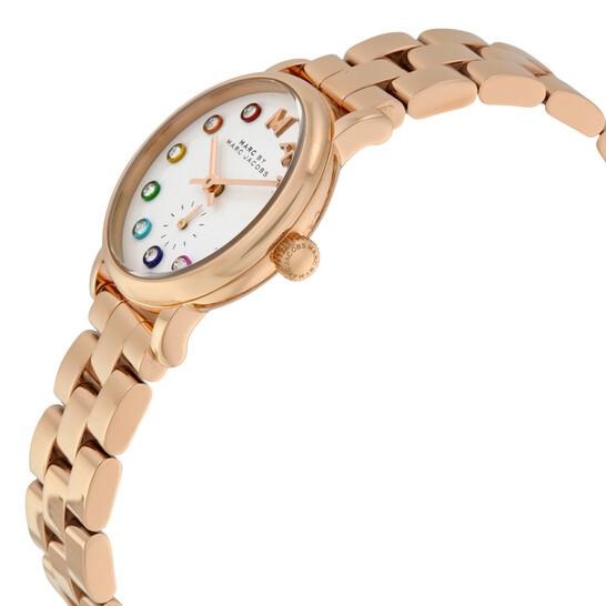 Marc by Marc Jacobs Baker Dexter White Dial Ladies Dress Watch MBM3443