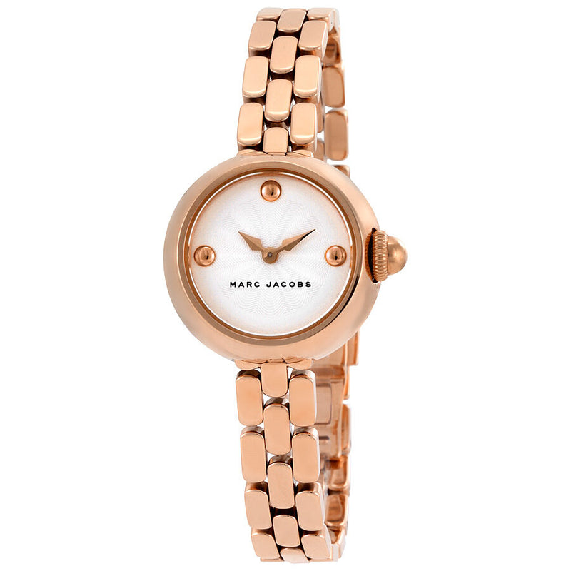 Marc Jacobs Courtney Silver Dial Ladies Rose Gold Watch MJ3458 - BigDaddy Watches